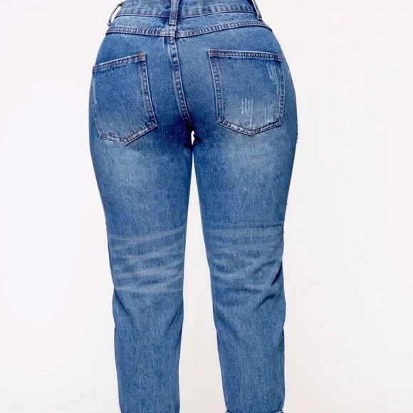 Fashion Nova Nicki Boyfriend Jeans New with Tags 🏷 - Picture 3 of 13